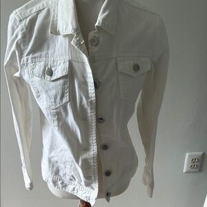 Classic White Women's Jean Jacket